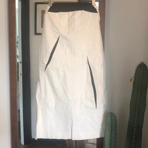 Helmet Lang Coated linen strapless dress size 2